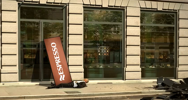 Nespresso parodie de la pub car leur cafe pas equitable